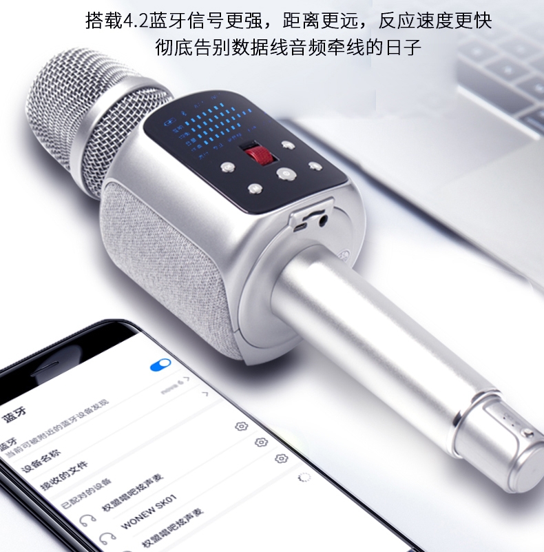 权盟炫声麦 音响话筒一体无线