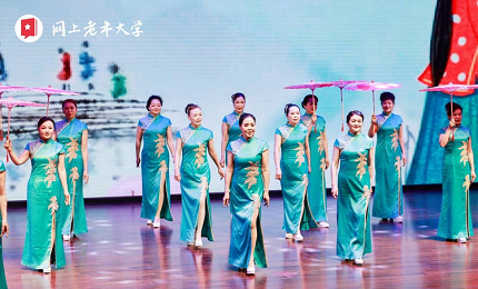 网大模特学员表演