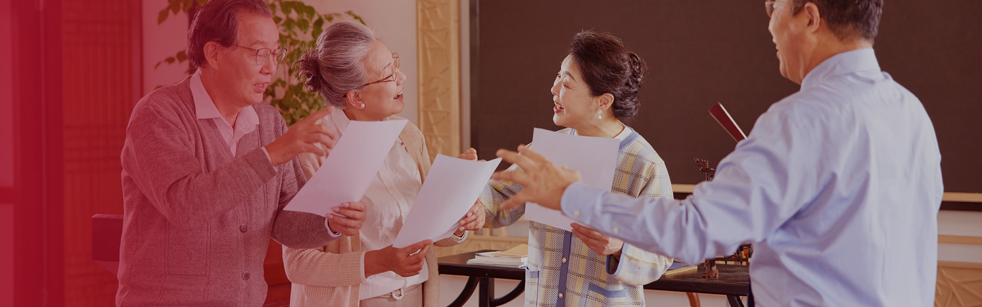 网上老年大学学员风采