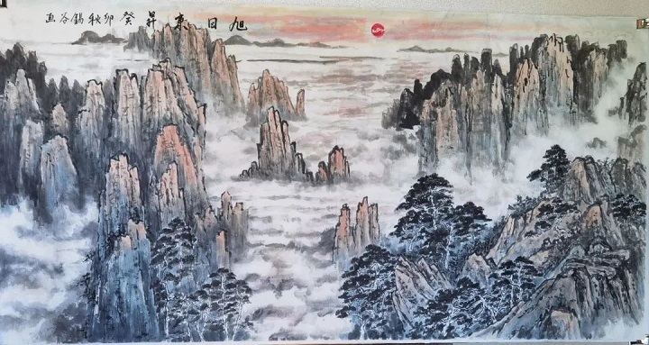 网上老年大学水墨画学员作品