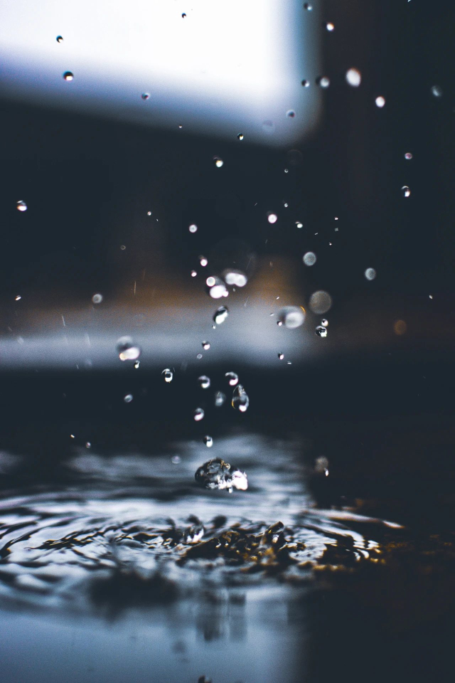 拍雨景时的构图