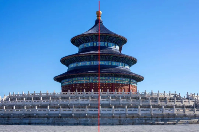 手机摄影对称构图法